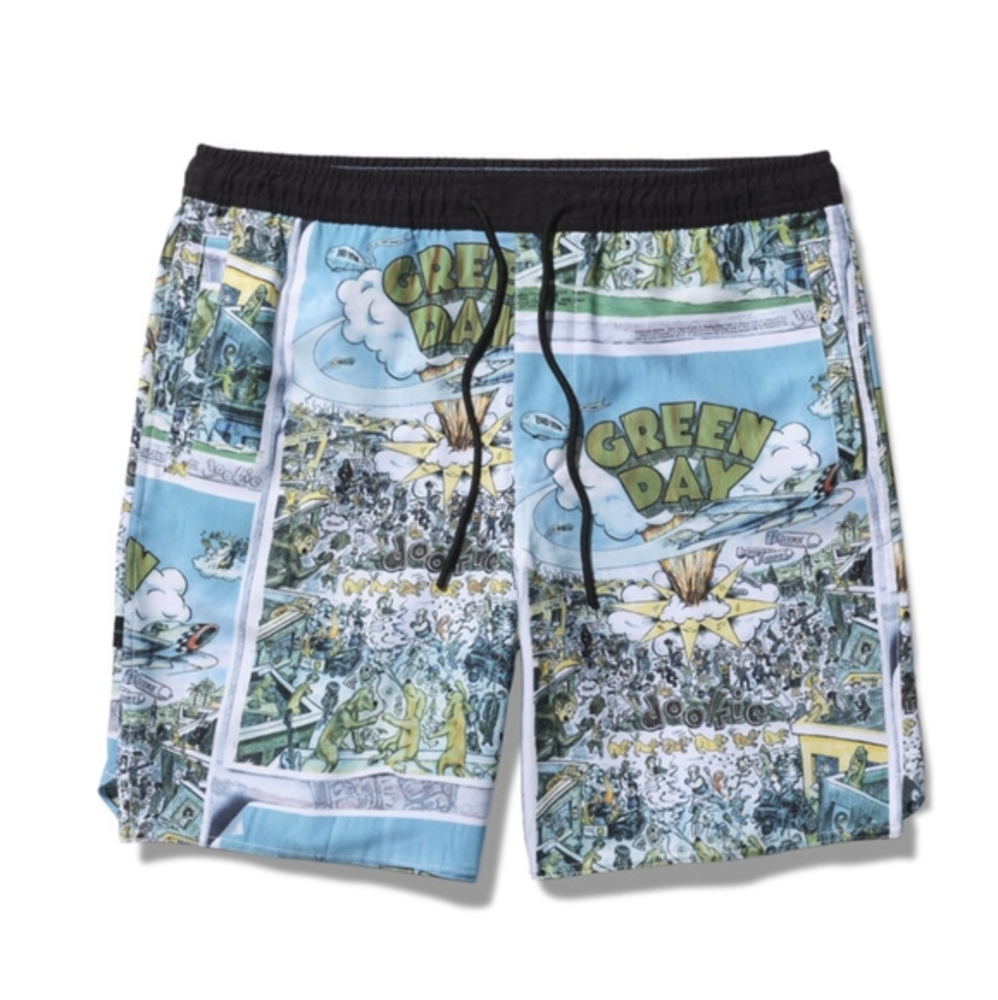 Green Day X Stance Complex Shorts M